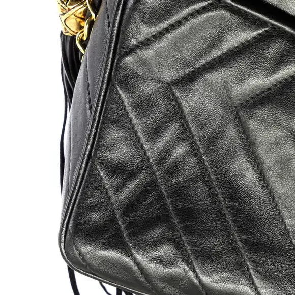 Chanel Vintage Diamond Cc Camera Bag #205080C41B - Picture 8 of 9